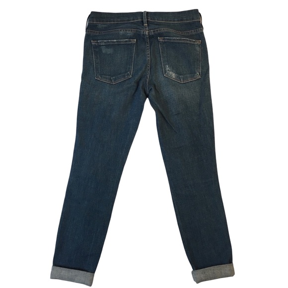 Frame Denim Jeans Le Skinny De Jeanne Size 26 Distressed Stretch Skinny - Picture 6 of 15